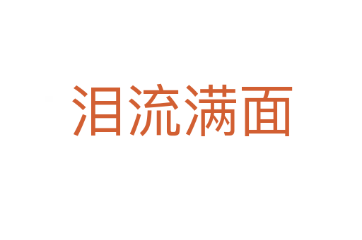 淚流滿(mǎn)面